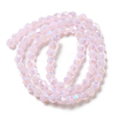 Imitation Jade Electroplate Glass Beads Strands LS-EGLA-A039-J2mm-B02-1