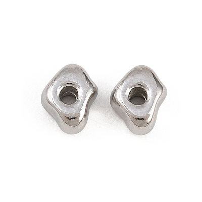 Irregular 304 Stainless Steel Beads STAS-D394-03D-P-1