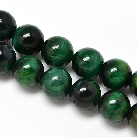 Natural Tiger Eye Beads Strands G-G448-10mm-18A-1