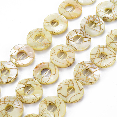 Natural Freshwater Shell Beads Strands SHEL-N026-168C-1