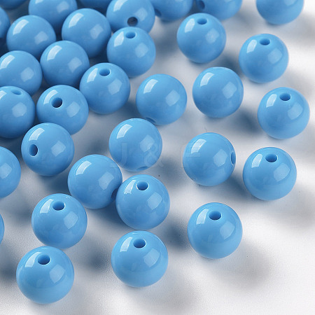 Opaque Acrylic Beads X-MACR-S370-C12mm-8-1