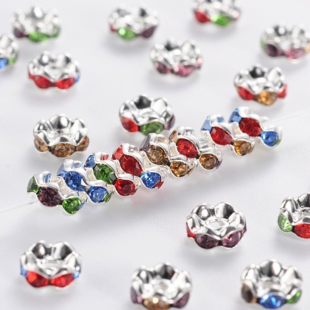 Middle East Rhinestone Spacer Beads RSB036-1-1