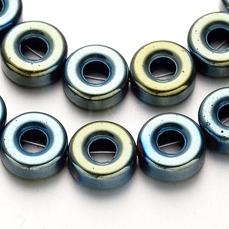 Electroplate Non-magnetic Synthetic Hematite Beads Strands G-F300-03B-07-1