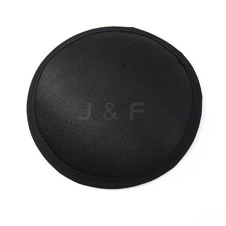 Polyester Round Fascinator Hat Base for Millinery AJEW-WH0342-58C-1