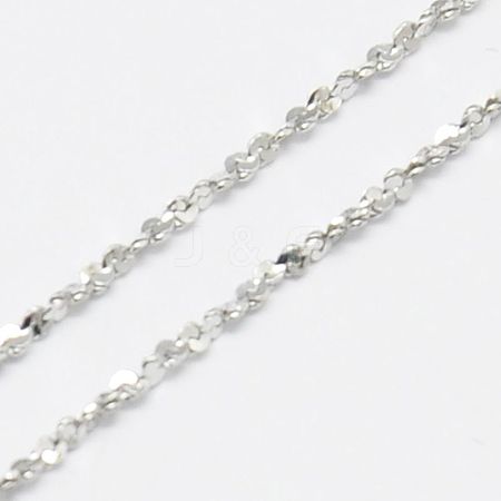 Rhodium Plated 925 Sterling Silver Necklaces STER-E008-2A-1
