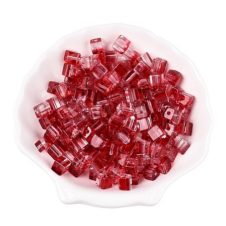 Baking Paint Transparent Glass Beads LS-DGLA-N005-01A-09-1