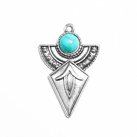 Tibetan Style Zinc Alloy Pendants FIND-TAC0011-123A-1
