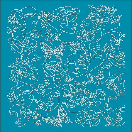 Silk Screen Printing Stencil DIY-WH0341-057-1