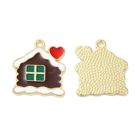 Christmas Alloy Enamel Pendants ENAM-D050-13C-01G-1