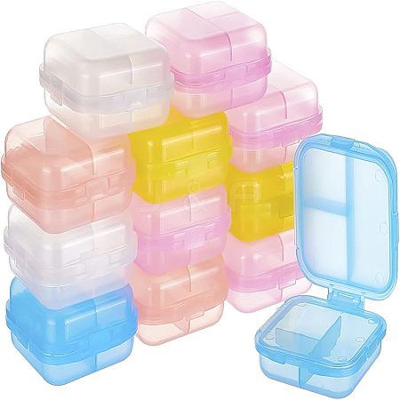 Polypropylene(PP) 6 Grid Pill Box CON-FH0001-15-1