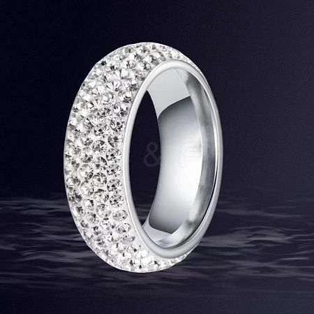 201 Stainless Steel Finger Rings for Women WGAEC69-04-1