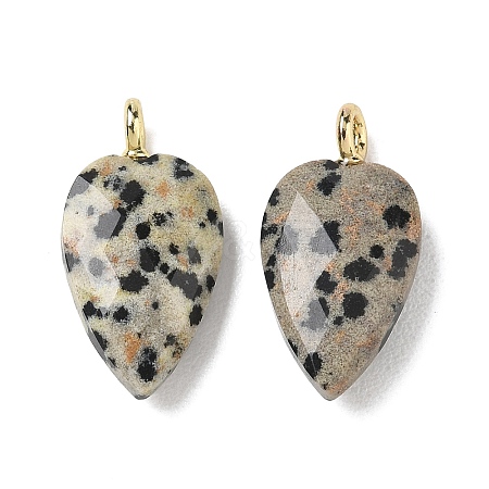 Natural Dalmatian Jasper Pendants GG-CBA9F30-01E-1