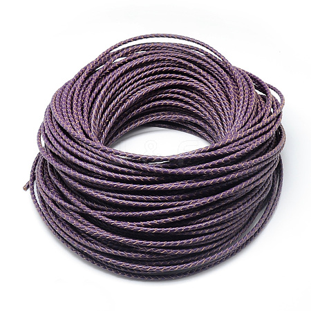 Leather Braided Cord WL-Q005-3mm-40-1