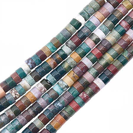 2 Strands Natural Indian Agate Beads Strands G-SC0003-79-1