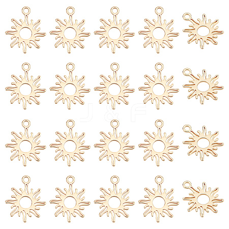 SUPERFINDINGS 20Pcs Brass Charms FIND-FH0004-01-1