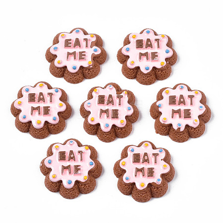 Opaque Epoxy Resin Decoden Cabochons CRES-S358-64-1