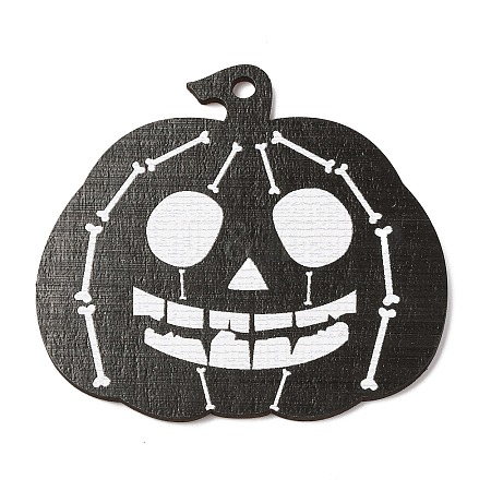 Halloween Printed Wooden Big Pendants LS-WOOD-I016-01F-1