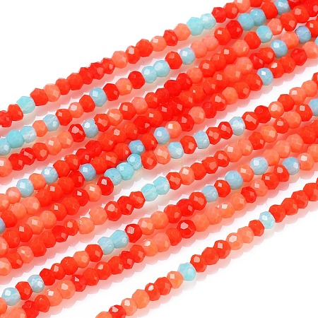 Glass Beads Strands GLAA-F106-A-01-1