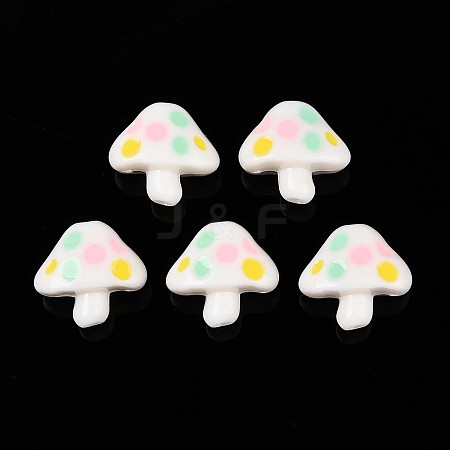 Opaque Acrylic Beads OACR-N152-10B-1