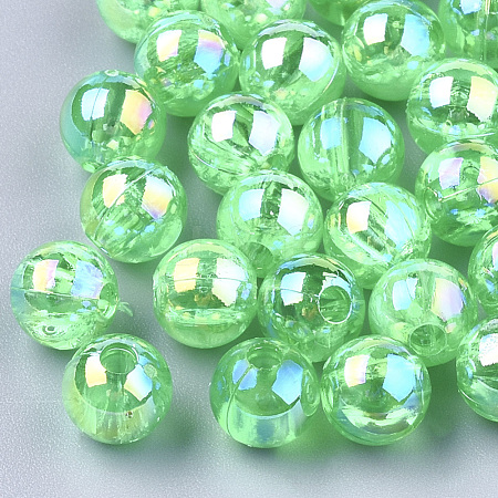 Transparent Plastic Beads OACR-S026-8mm-03-1