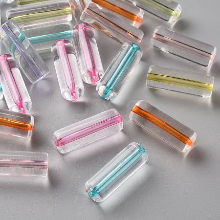 Transparent Acrylic Beads TACR-S154-06A-1