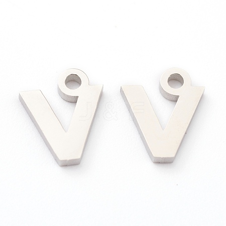 Non-Tarnish 304 Stainless Steel Charms STAS-G244-01N-1