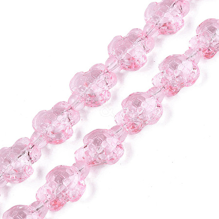 Transparent Glass Beads Strands DGLA-N021-02A-06-1
