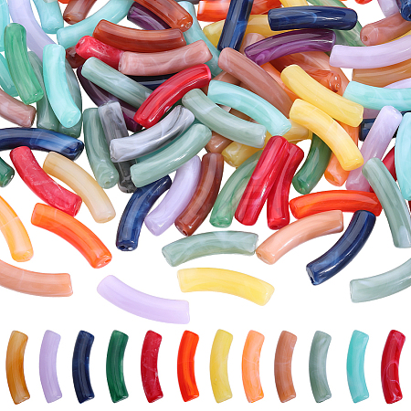100Pcs Imitation Gemstone Acrylic Beads OACR-SP0001-05E-1