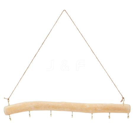 1Pc Driftwood Branch Hook Branch Hanger Rack AJEW-SP0002-31C-1