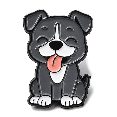 Bulldog Enamel Pins JEWB-I055-04EB-03-1