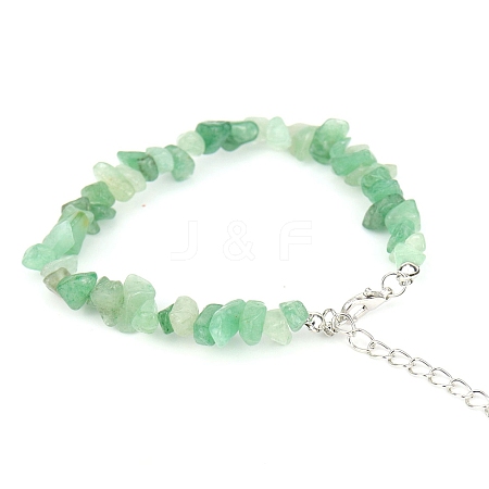 Natural Green Aventurine Bead Bracelets PW-WG11851-03-1