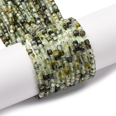 Natural Prehnite Beads Strand G-RM241221-K3-1