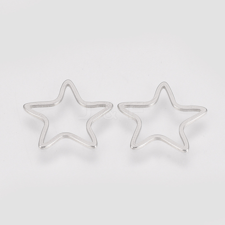 Tarnish Resistant 304 Stainless Steel Linking Ring STAS-S079-16B-1