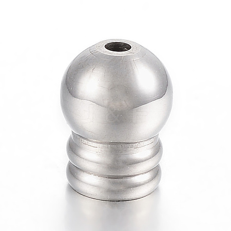 Tarnish Resistant 304 Stainless Steel Cord Ends LS-STAS-E425-046P-1