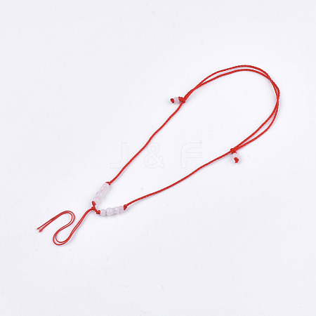 Nylon Cord Necklace Making MAK-T005-14C-02-1