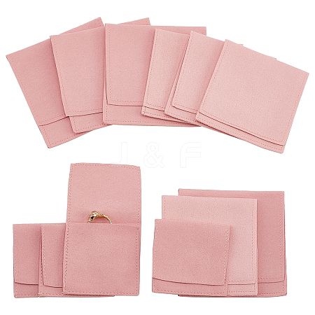  12Pcs 3 Styles Microfiber Jewelry Bag Gift Pouches ABAG-NB0001-54A-1
