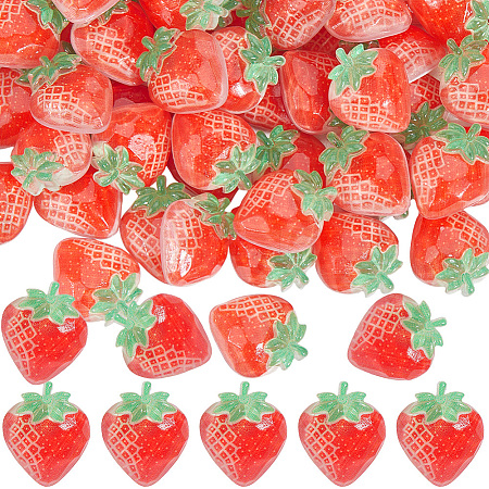 60Pcs Opaque Resin Cabochons DIY-SC0028-30A-1