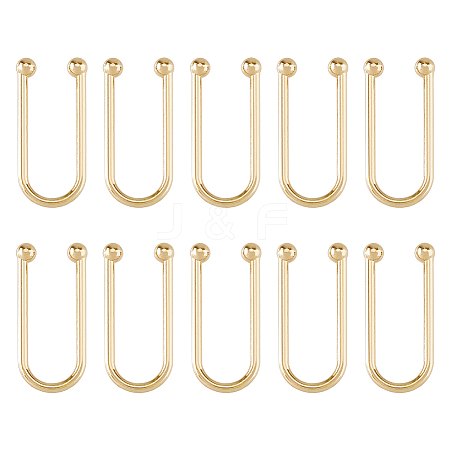 SUPERFINDINGS 10Pcs Alloy Bikini Clips FIND-FH0009-23LG-1