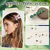 100Pcs 2 Styles Iron Flat Alligator Hair Clip Findings IFIN-SC0001-65-5