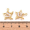 Brass Micro Pave Cubic Zirconia Pendants KK-N261-116C-G-3