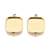 304 Stainless Steel Connector Cabochon Settings STAS-Q113-35G-1
