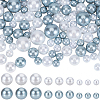 150Pcs 2 Colors ABS Plastic Imitation Pearl Round Beads KY-SP0001-63A-6