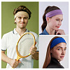8Pcs 4 Colors Milk Silk Cloth Hair Bands OHAR-TAD0001-01C-5