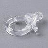 Transparent Plastic Lobster CLaw Clasps LS-KY-H005-A13-4