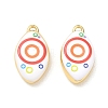 Printed Brass Pendants KK-CBAF9BC-03G-2