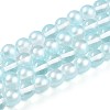 Baking Paint Transparent Glass Beads X1-DGLA-N011-10mm-05-1