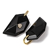 Natural Obsidian Pendants GG-CBA51ED-04G-05-3