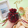 Velvet Jewelry Drawstring Gift Bags ABAG-CJC0003-01-6