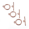 Tibetan Style Toggle Clasps TIBE-A12208-RG-NR-2
