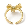 Brass Open Cuff Rings RJEW-Q778-25G-3